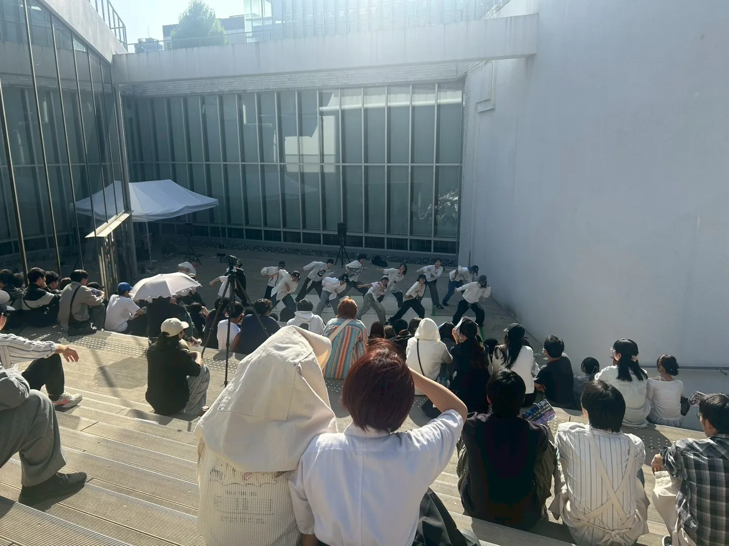 外階段の様子